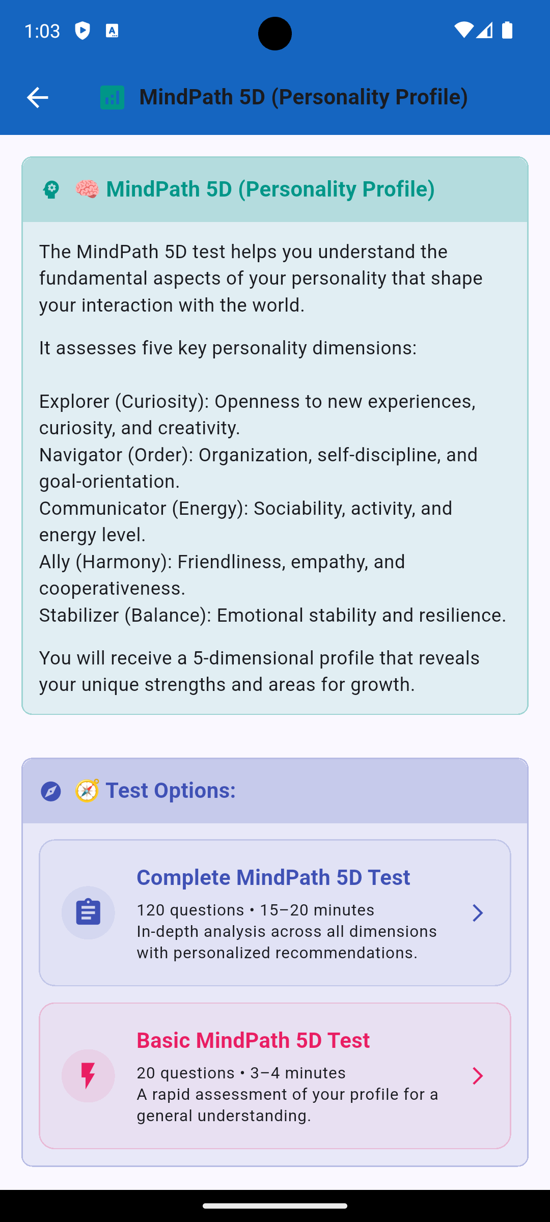 Personality Compass - PDF Reports
